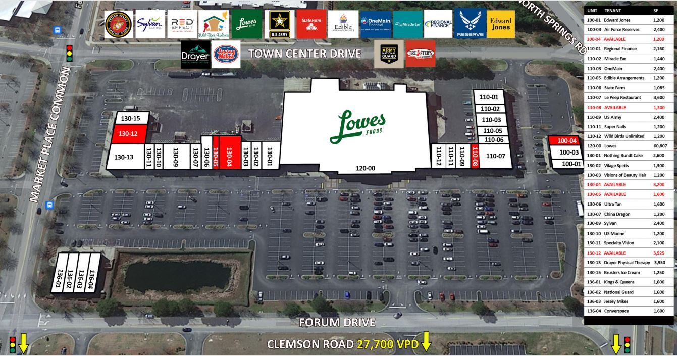110 Forum Dr Columbia, SC 29229 Shopping Center Property for Sale on