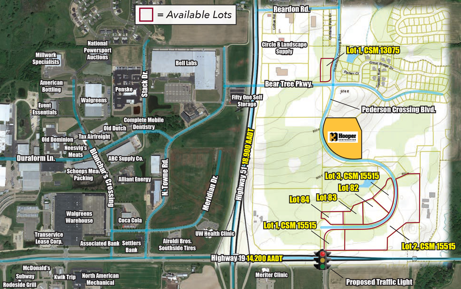 Highway 19 & Highway 51, De Forest, WI for Sale