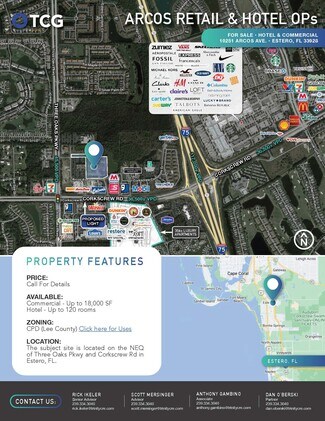 Estero, FL Commercial Land - 10251 Arcos Ave