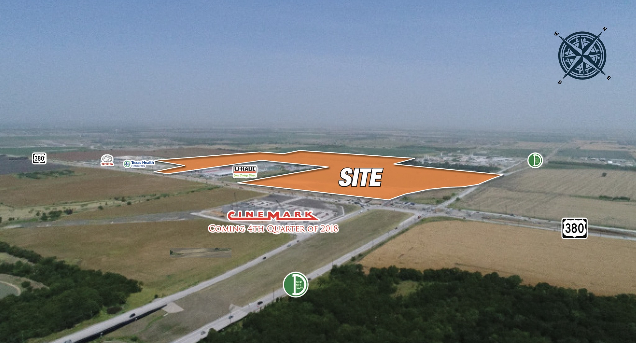 Dallas North Tollway @ U.S. 380, Prosper, TX for Sale