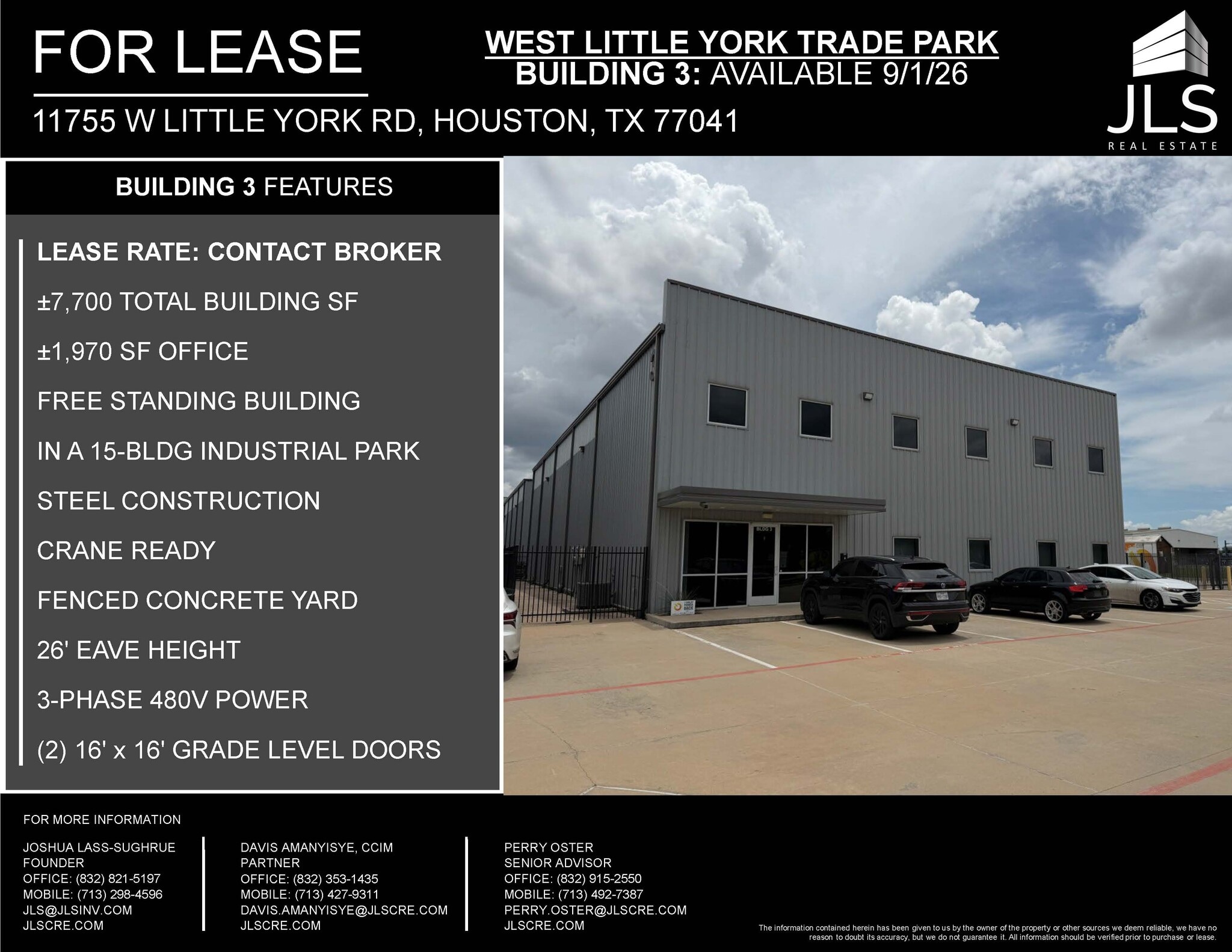 11755 W Little York Rd, Houston, TX for Rent