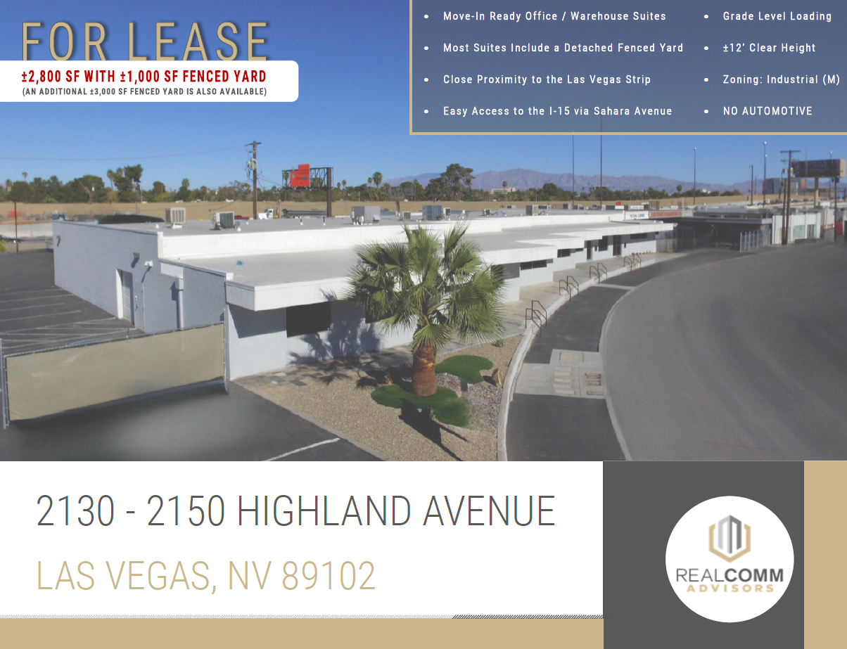 2130-2150 Highland Ave, Las Vegas, NV for Rent