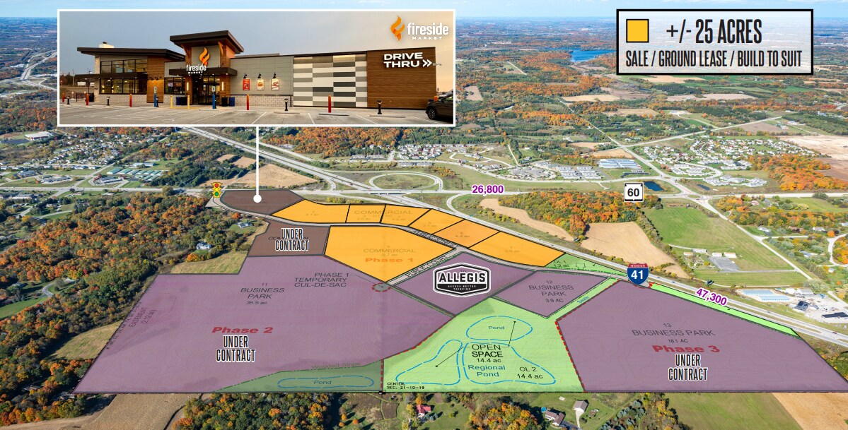 SWQ I-41 & State Road 60, Slinger, WI for Sale