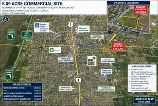 Homestead, FL Commercial Land - S Canal Dr @ SE 18th Ave.