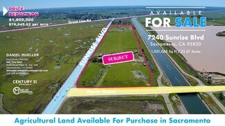 Sacramento, CA Commercial Land - 7240 Sunrise Blvd