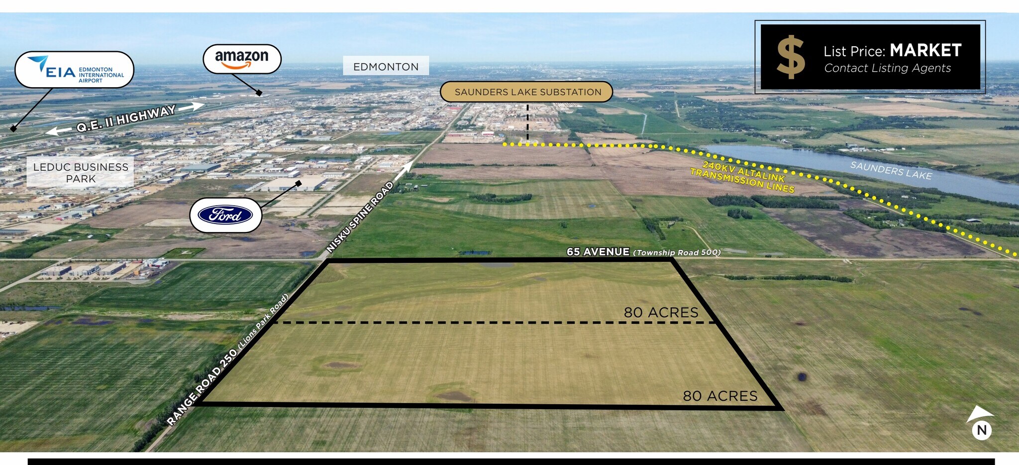 65 Ave & RR 250, Rolly View, AB for Sale