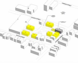 Academy, Church, Noxon Redevelopment Academy, Church, Noxon Redevelopment