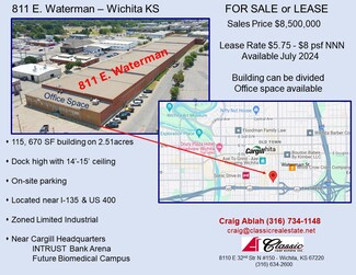 Wichita, KS Warehouse - 811 E Waterman St