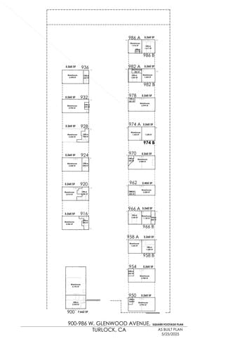 Turlock, CA Industrial - 900-986 W Glenwood Ave Turlock, CA Industrial - 900-986 W Glenwood Ave