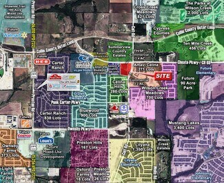 Celina, TX Commercial Land - SWC of Coit and Choate Pkwy rd