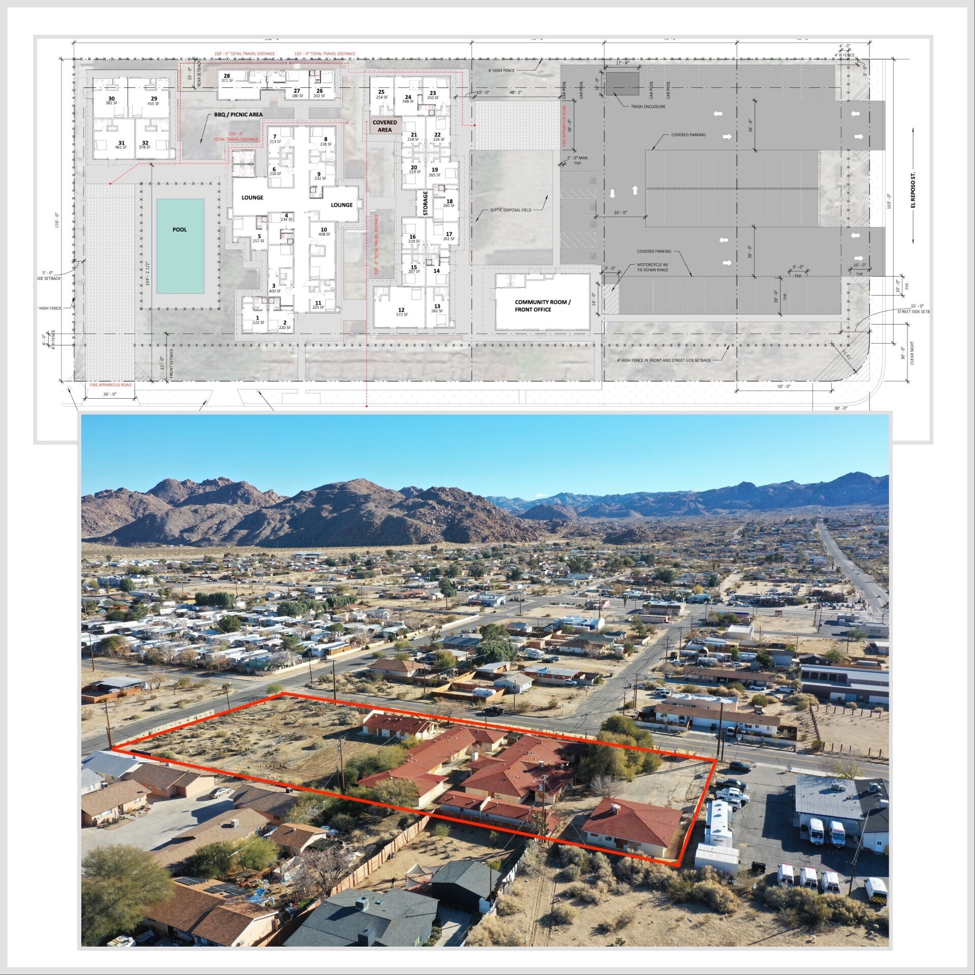 61850-61872 Chollita Rd, Joshua Tree, CA for Sale