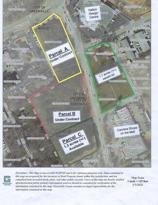 Greenville, SC Commercial Land - Halton Rd @ Mall Connector Road