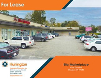 Houston, TX Retail - 4208-4234 Ella Houston, TX Retail - 4208-4234 Ella