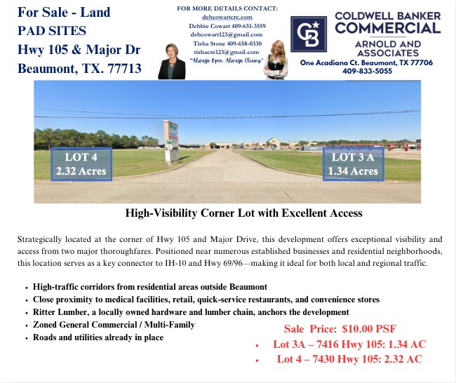 7414 TX 105, Beaumont, TX for Sale