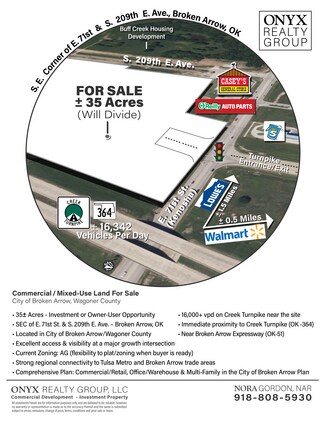 Broken Arrow, OK Commercial Land - SE Corner 209th E. Avenue & Kenosha Broken Arrow, OK Commercial Land - SE Corner 209th E. Avenue & Kenosha