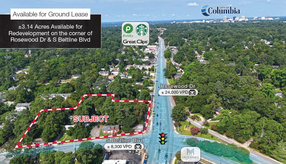 S Beltline Blvd & Rosewood Dr, Columbia, SC for Rent