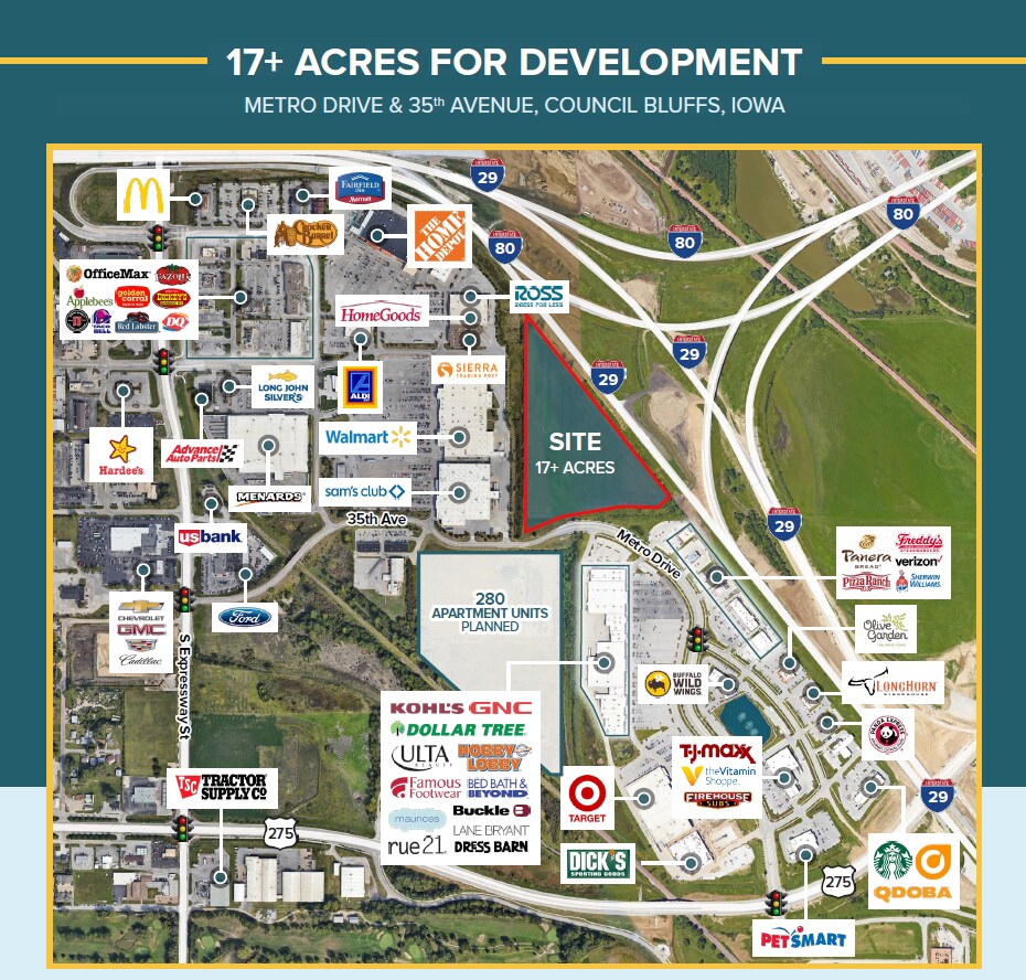Metro Dr & 35th Ave, Council Bluffs, IA for Sale