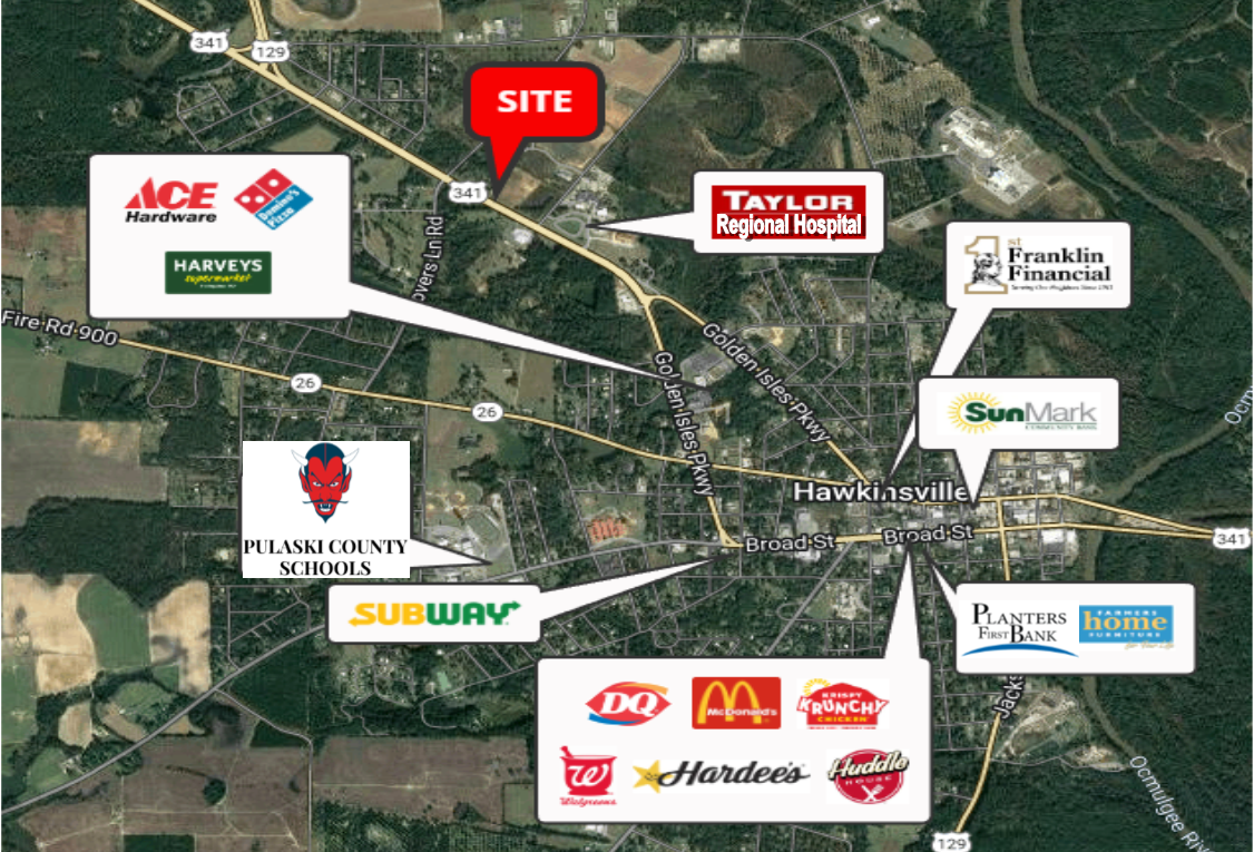 288 US-341, Hawkinsville, GA for Sale
