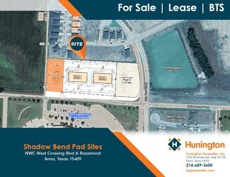 Anna, TX Commercial Land - NWC West Crossing Blvd