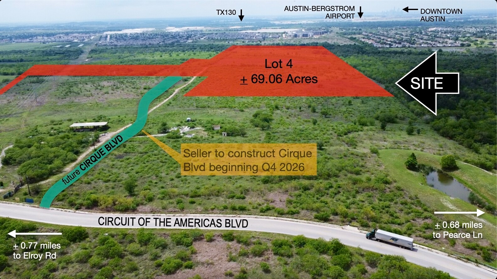 Circuit of the Americas Blvd, Del Valle, TX for Sale