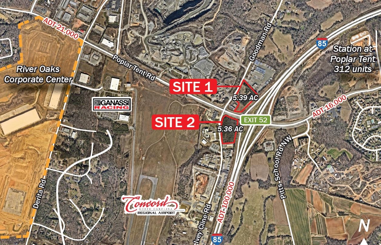 Poplar Tent Rd. And Goodman Rd, Concord, NC for Sale