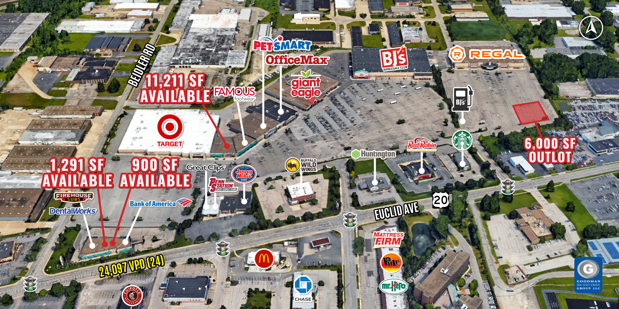 36161-36575 Euclid Ave, Willoughby, OH for Rent