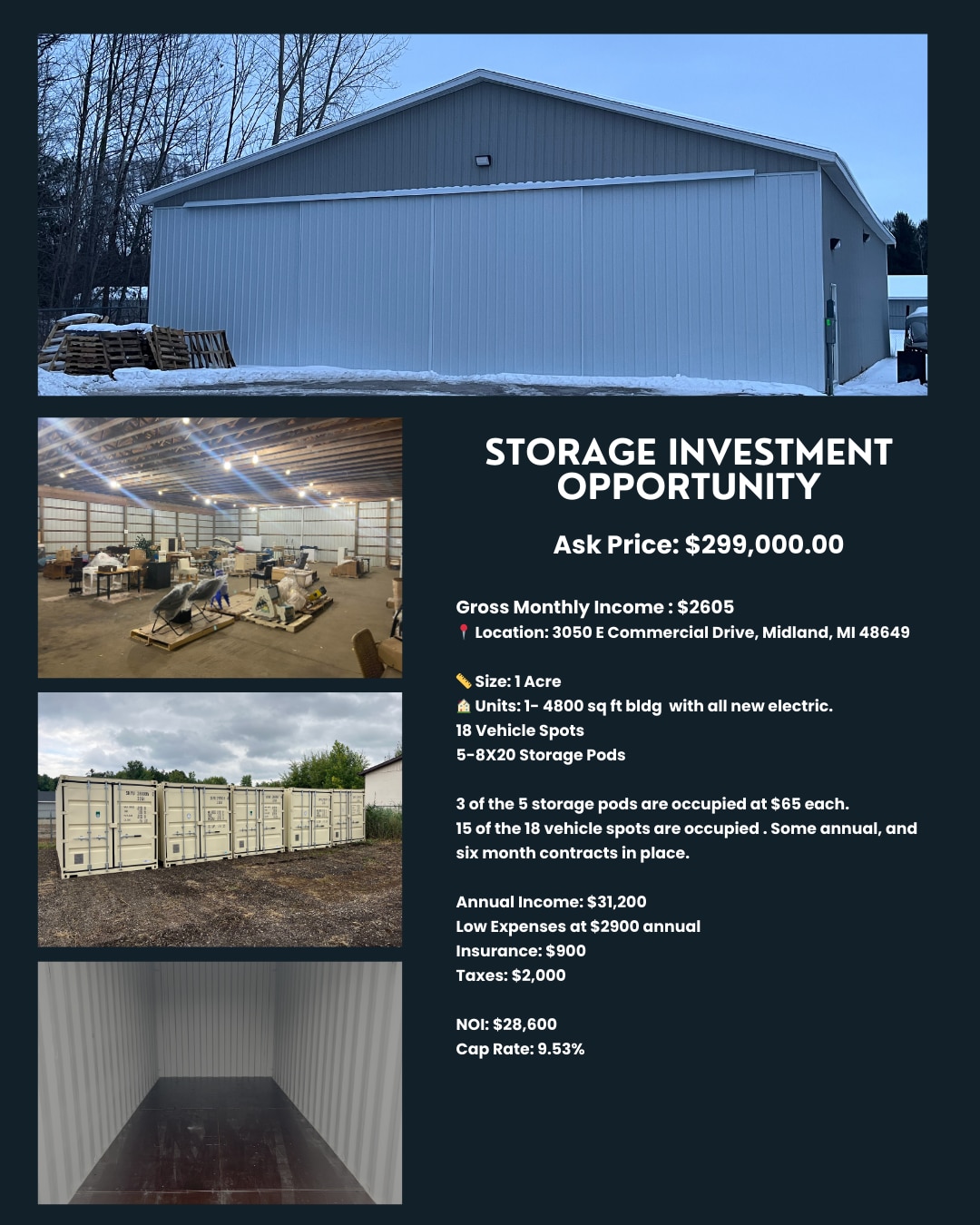 3050 Commercial dr, Midland, MI for Sale
