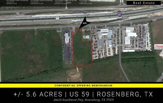 Rosenberg, TX Commercial Land - 26633 Southwest Fwy