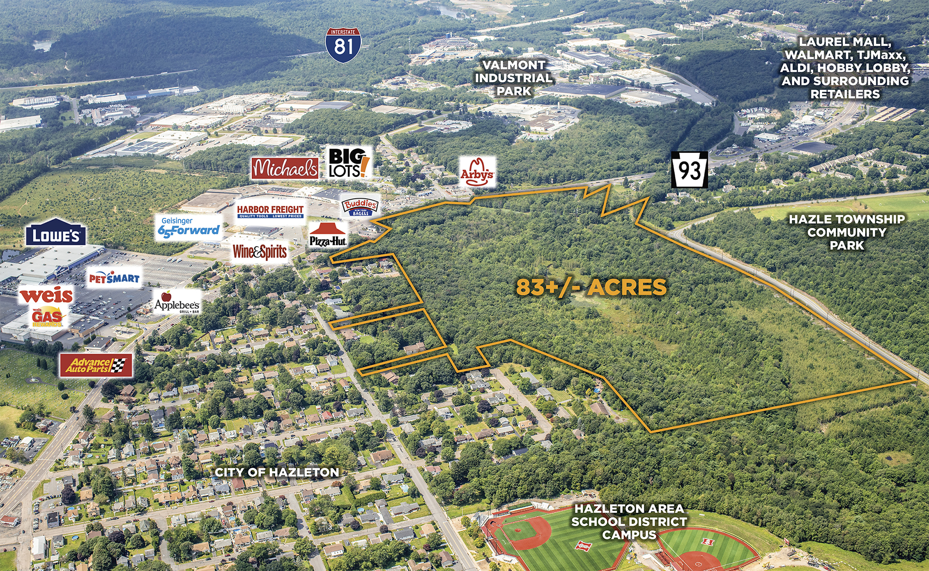 Route 93, West Hazleton, PA for Sale