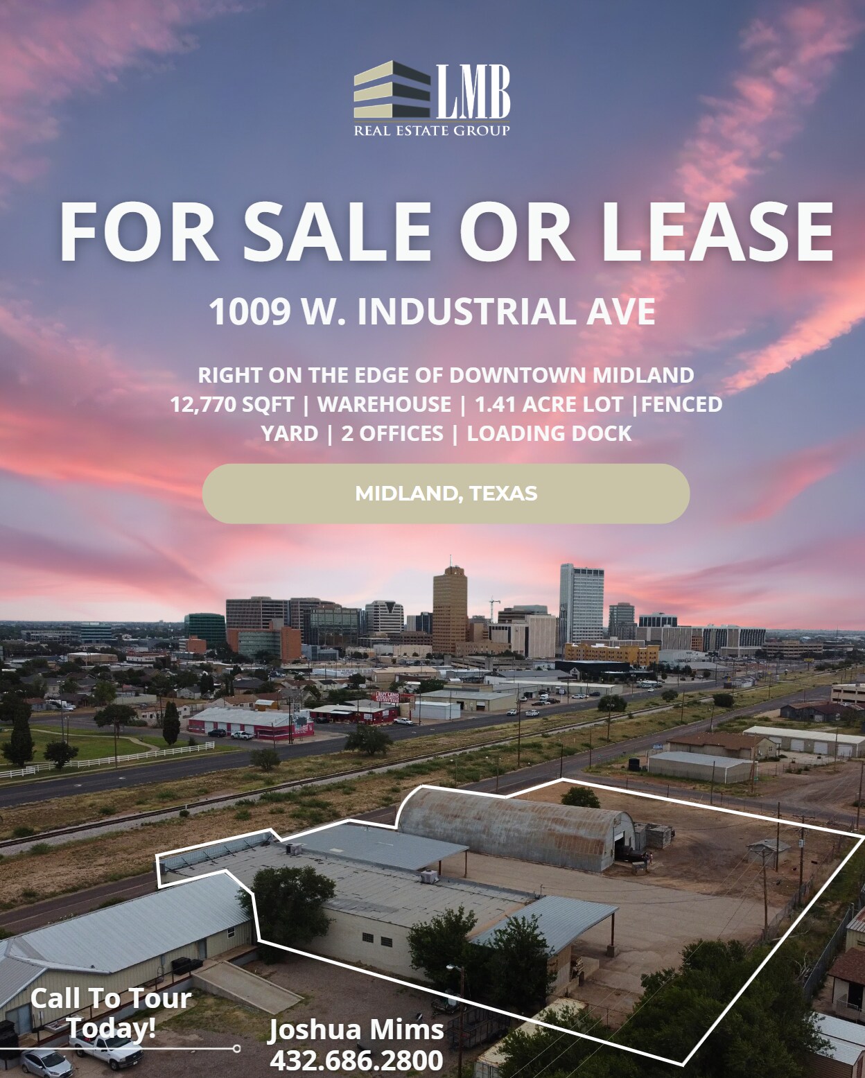 1001-1009 W Industrial Ave, Midland, TX for Sale