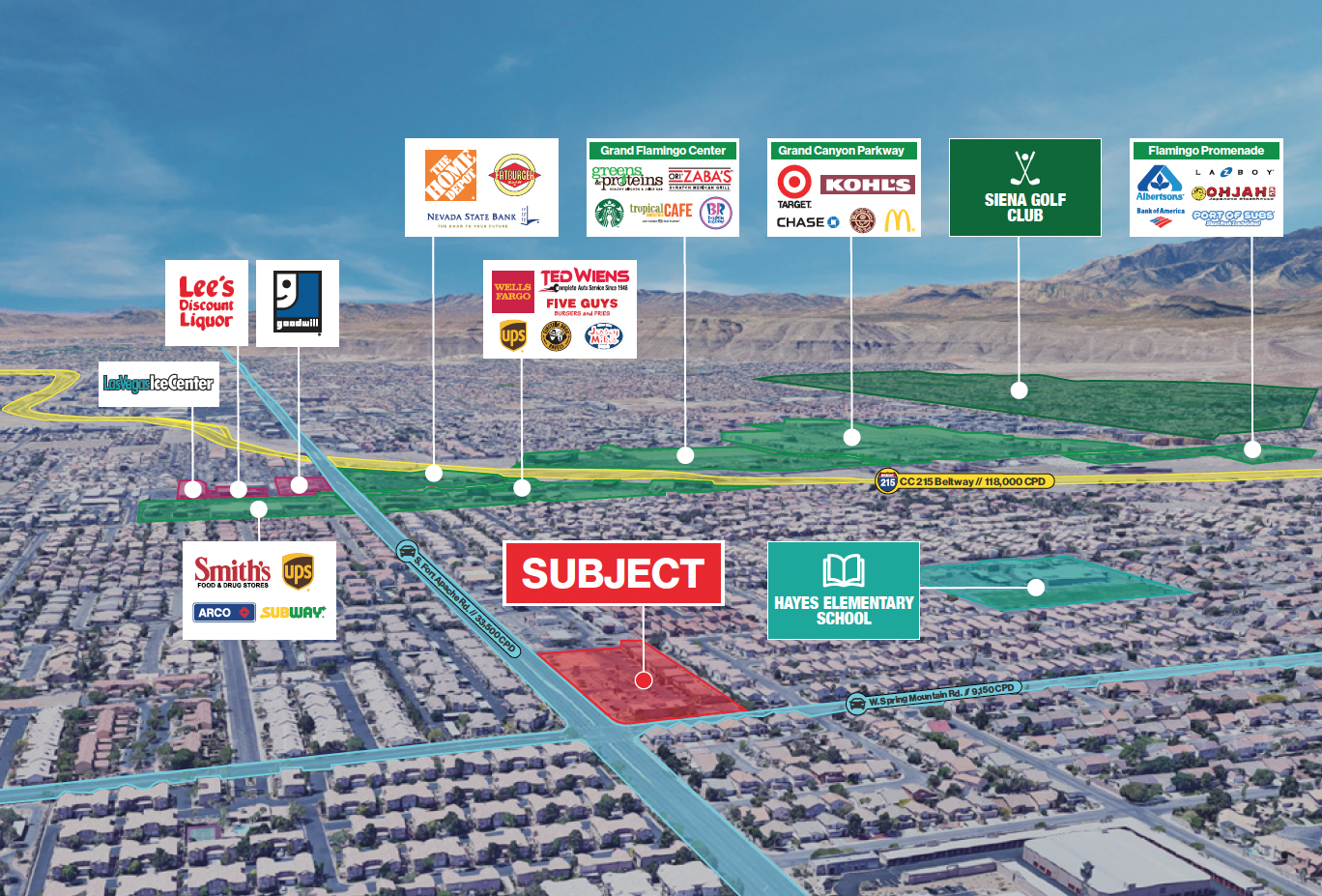 3525-3555 S Fort Apache Rd, Las Vegas, NV for Rent