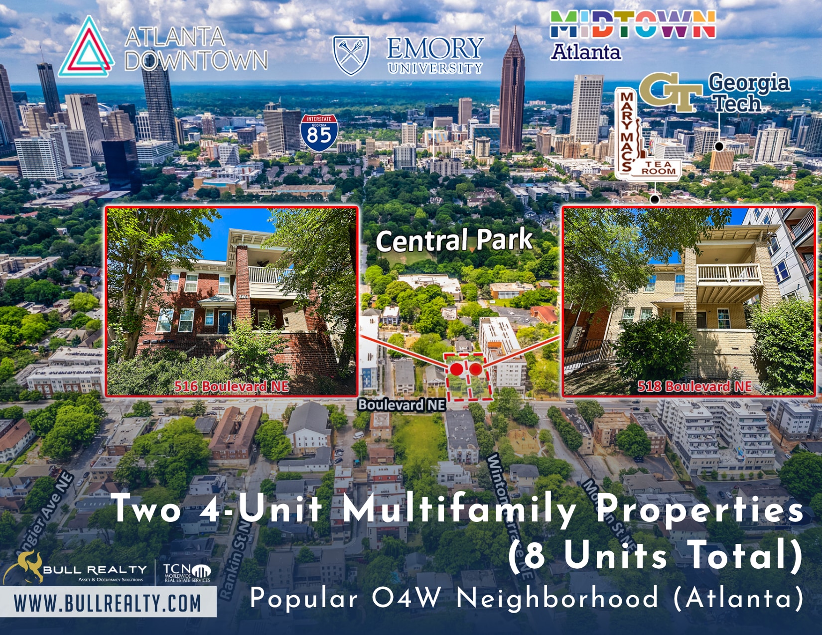 516 NE Boulevard, Atlanta, GA for Sale