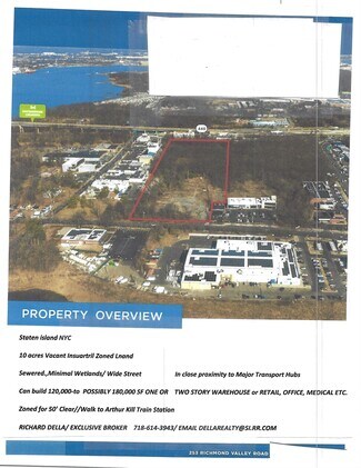 Staten Island, NY Commercial Land - 253 RICHMOND VALLEY ROAD Rd