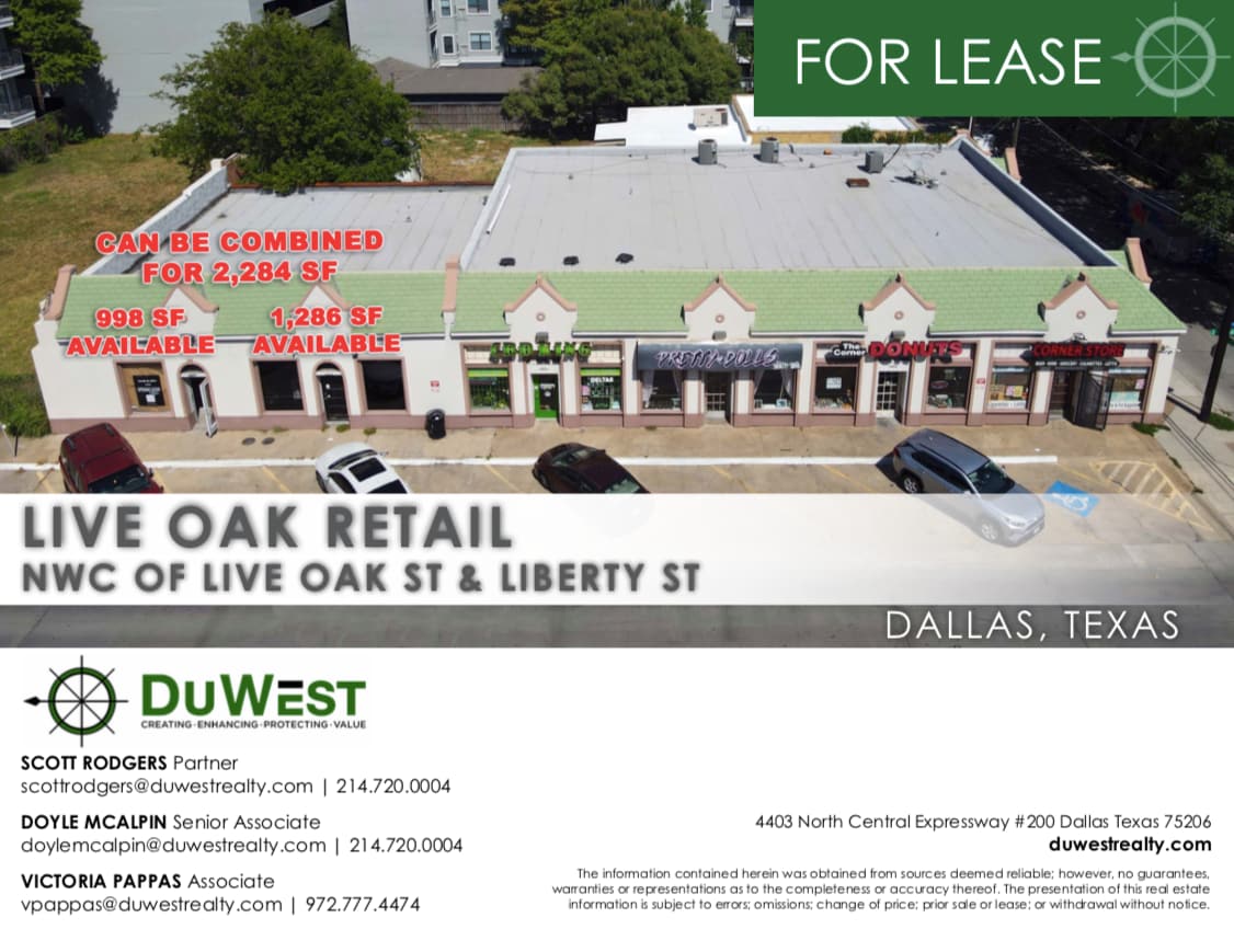 2823-2825 Live Oak St, Dallas, TX for Rent