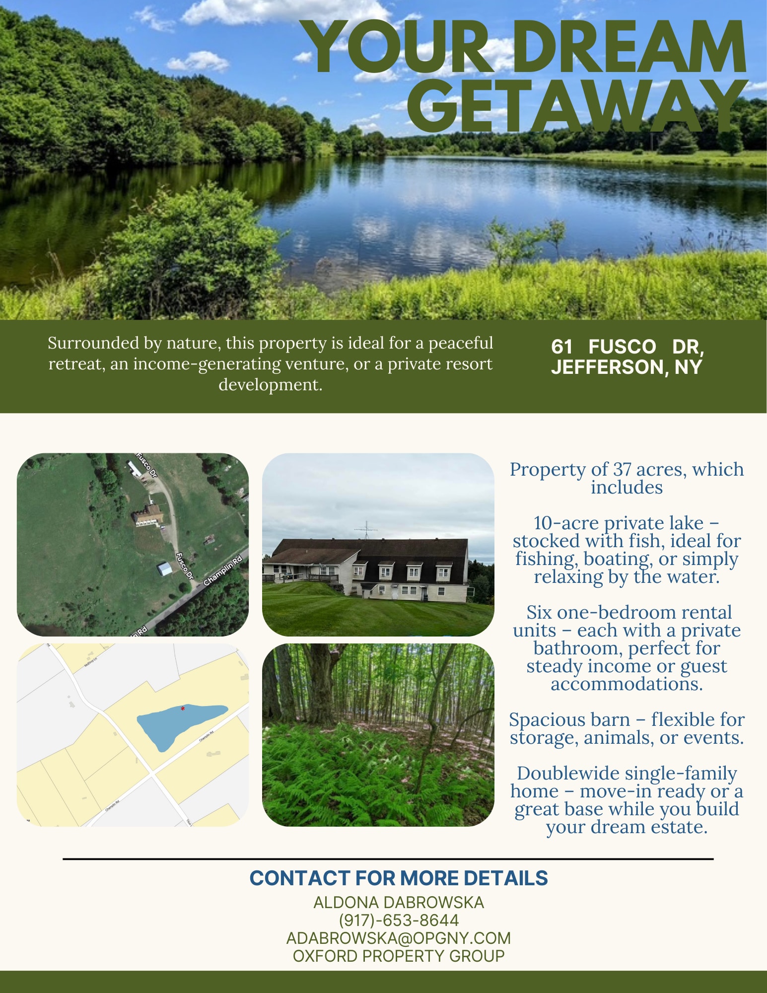 61 Fusco Dr, Jefferson, NY for Sale