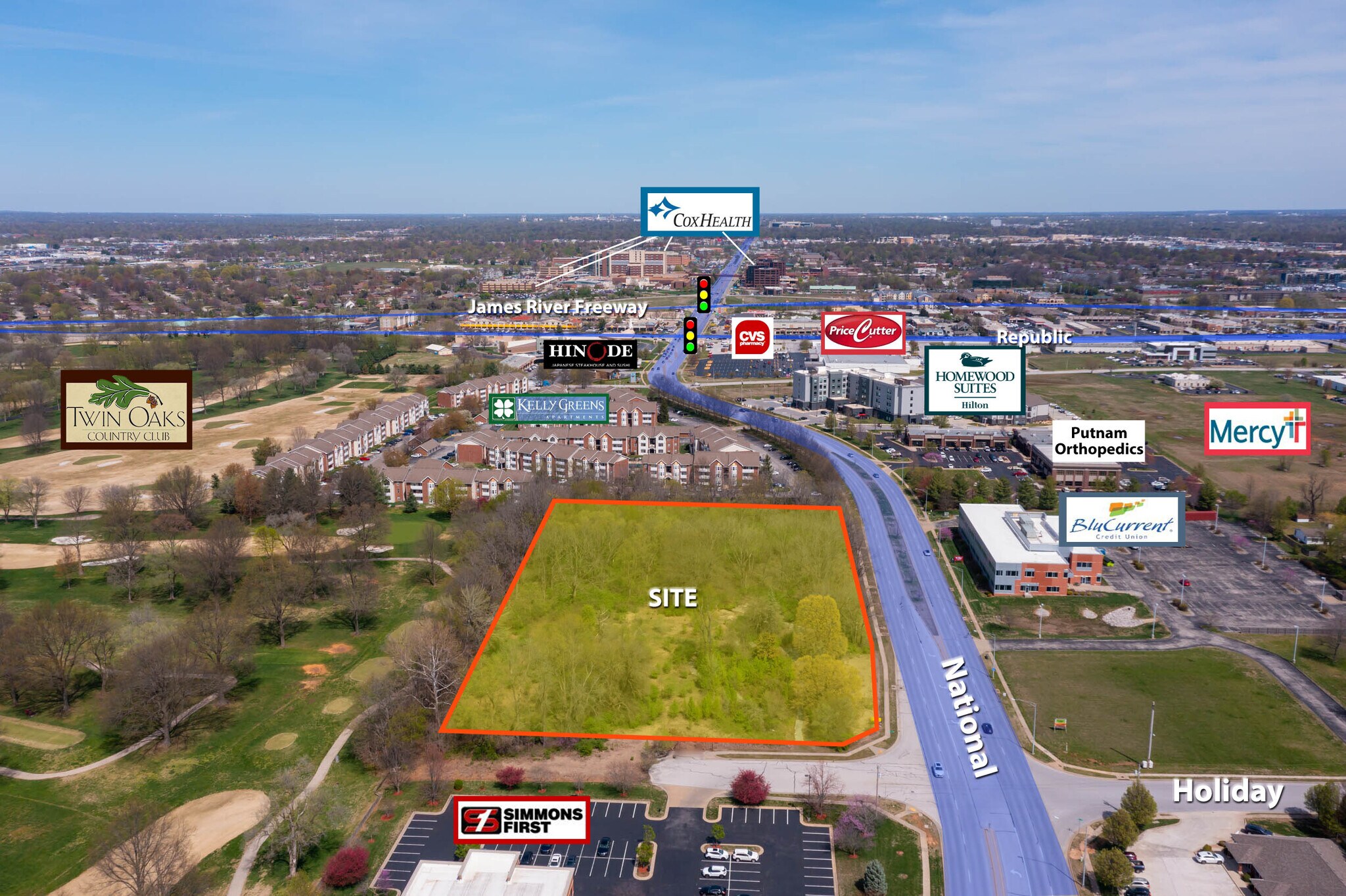 1209 E Holiday St Springfield, MO 65804 Land Property for Sale on