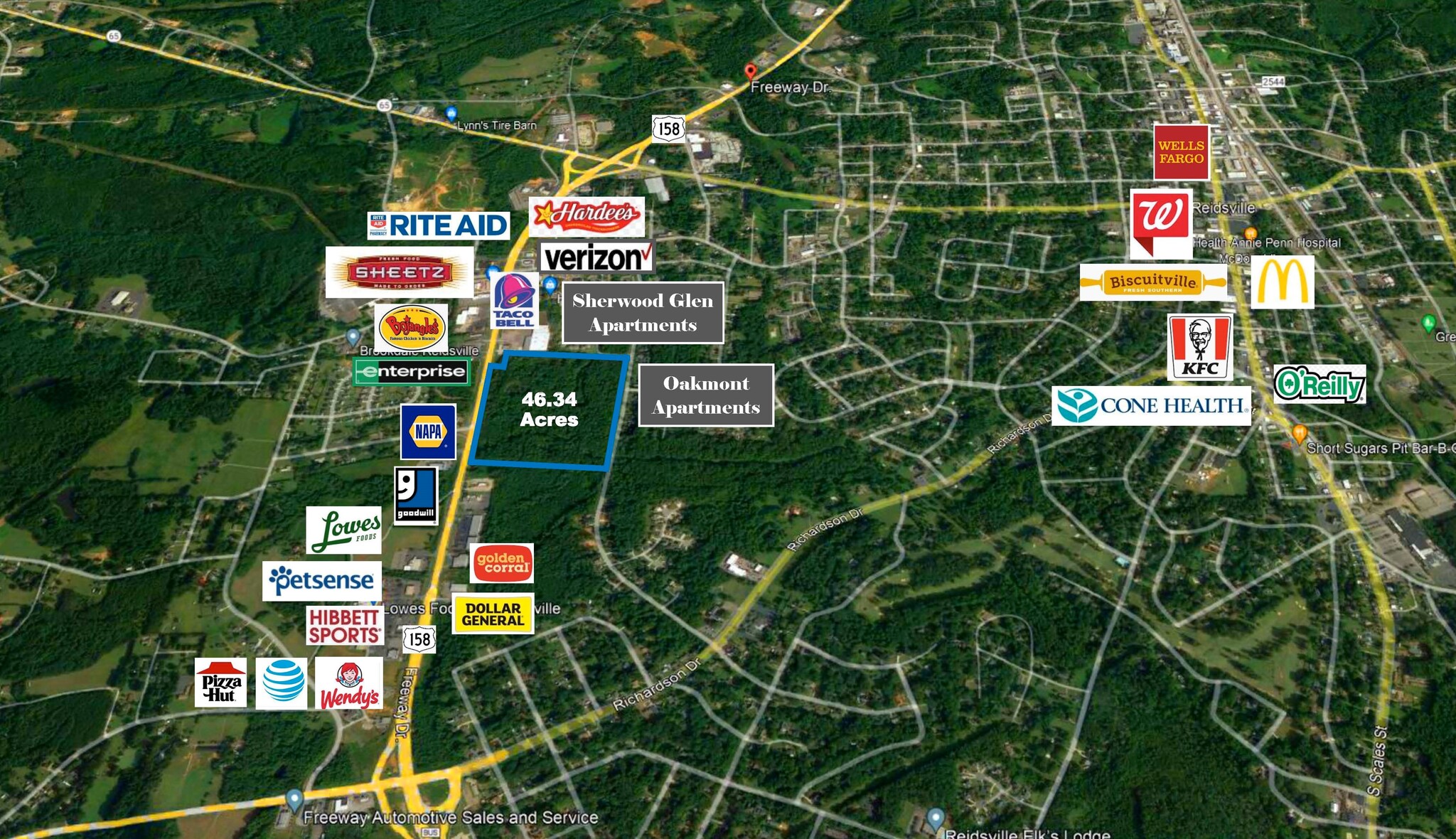 Freeway Dr, Reidsville, NC for Sale