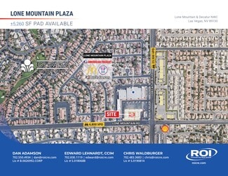 Las Vegas, NV Commercial Land - 4870 W Lone Mountain Rd Las Vegas, NV Commercial Land - 4870 W Lone Mountain Rd