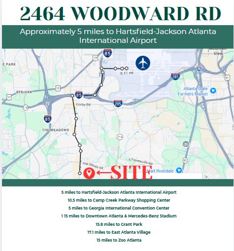 2464 Woodward Rd, College Park, GA for Sale
