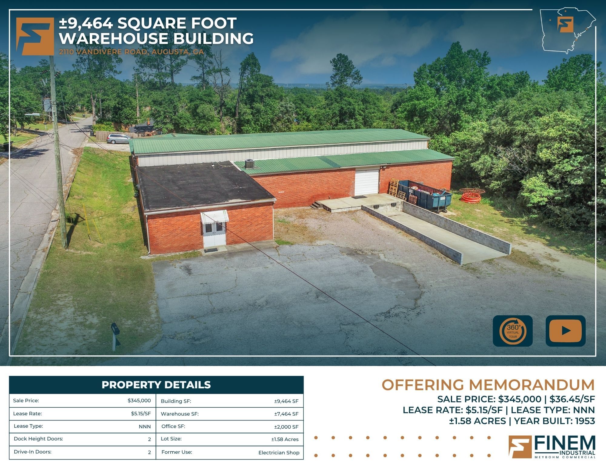 2110 Vandivere Rd, Augusta, GA for Sale