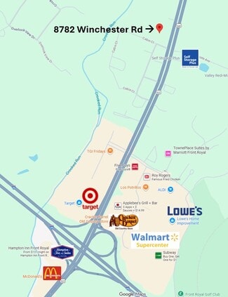 Front Royal, VA Commercial - 8782 Winchester Rd Front Royal, VA Commercial - 8782 Winchester Rd