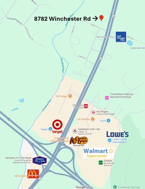 8782 Winchester Rd, Front Royal, VA for Sale