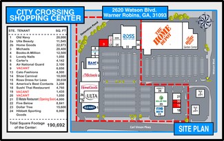 Warner Robins, GA Retail - 2620-2624 Watson Blvd