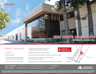 Campbell, CA Office - 1320-1330 White Oaks Rd Campbell, CA Office - 1320-1330 White Oaks Rd