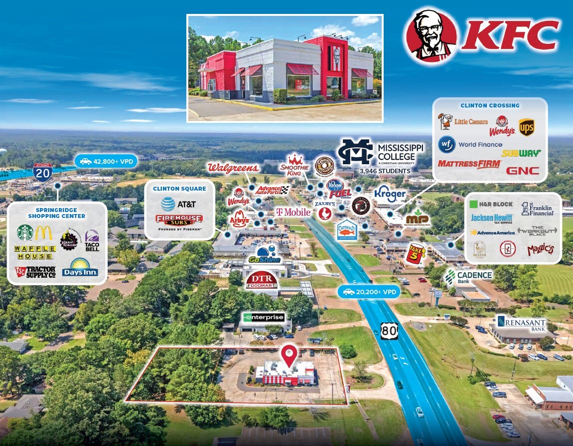442 Us-80, Clinton, MS for Sale