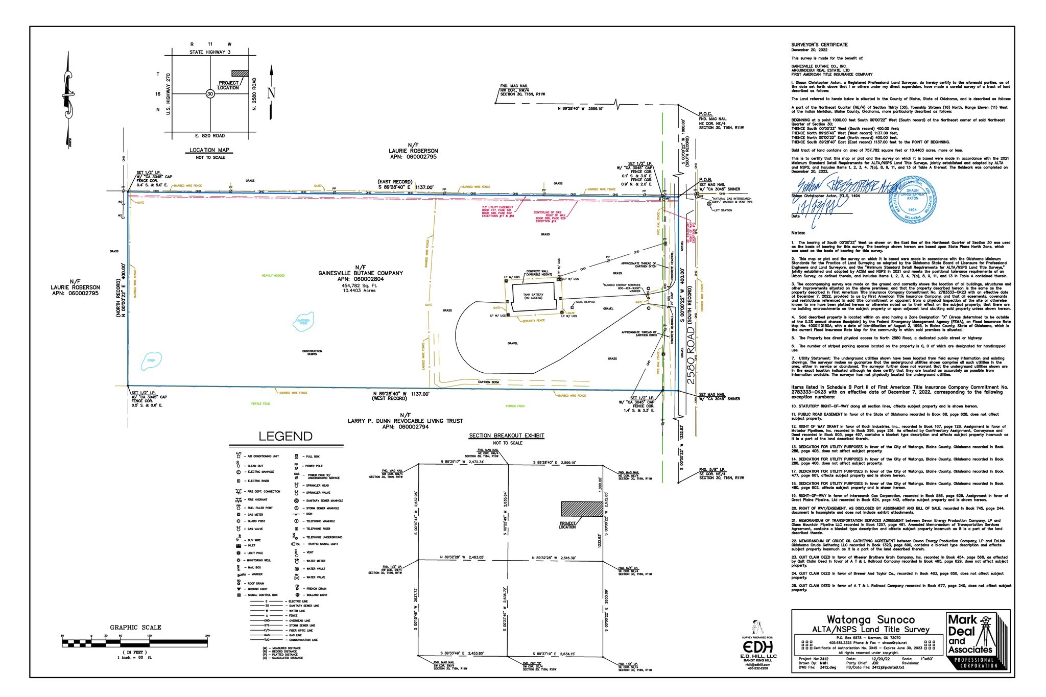 2444 N 2580 Rd, Watonga, OK for Sale