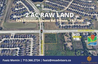 Fresno, TX Commercial Land - 1293 Trammel-Fresno rd