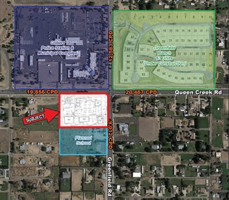 Gilbert, AZ Commercial Land - Greenfield Rd & Queen Creek Rd