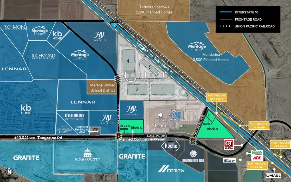 NWC I-10 and Tangerine Rd, Marana, AZ for Sale