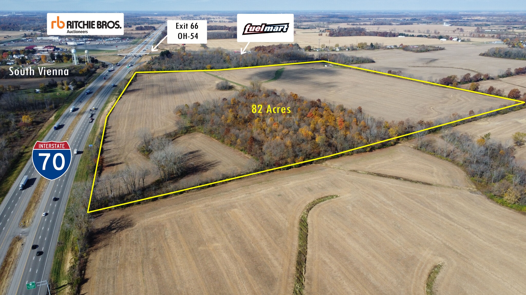 East National @ Interstate 70, South Vienna, OH for Sale